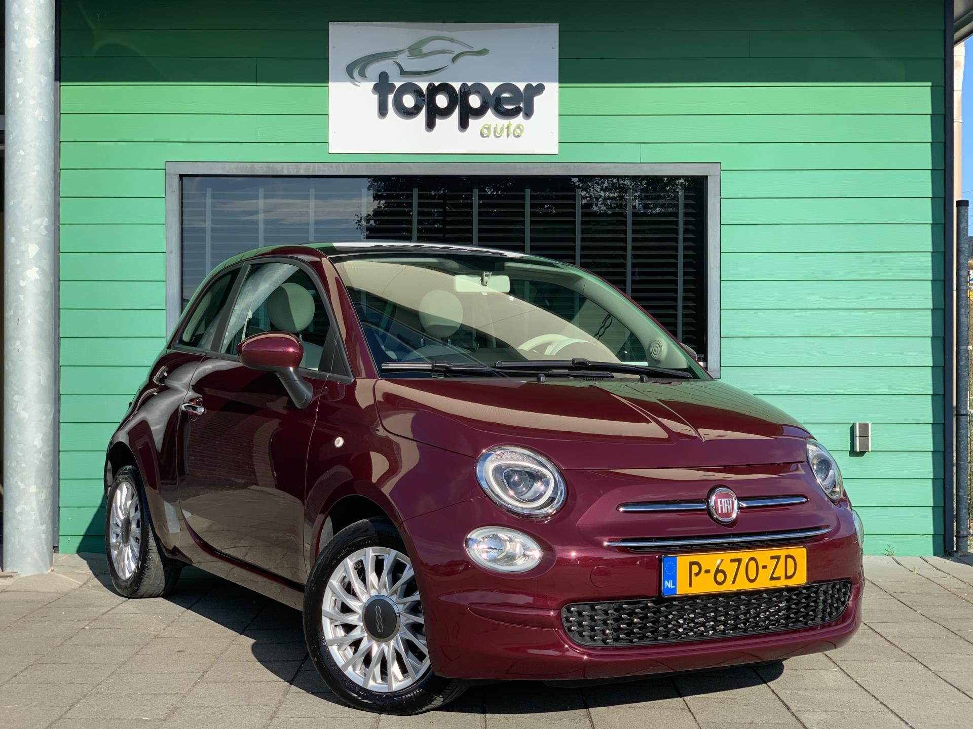 Fiat 500 - 1.0 Hybrid Launch Edition /CLIMATE/ CRUISE/ BLUETOOTH/ Hybride uit - www.topperauto.nl