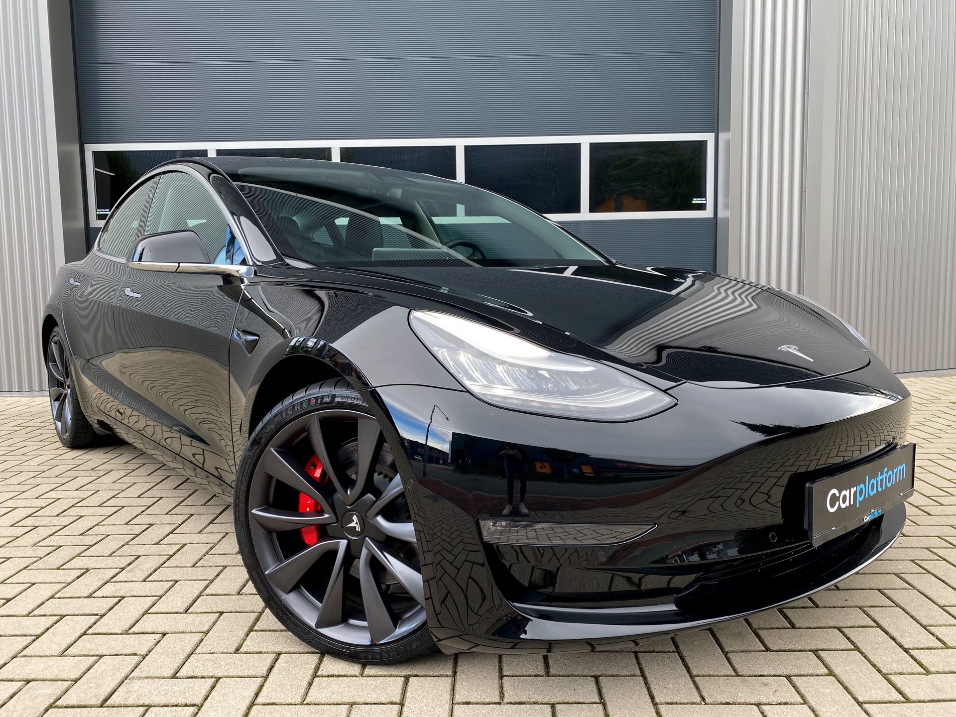 Tesla Model 3 Spoiler Zwart Performance Achterspoiler Auto
