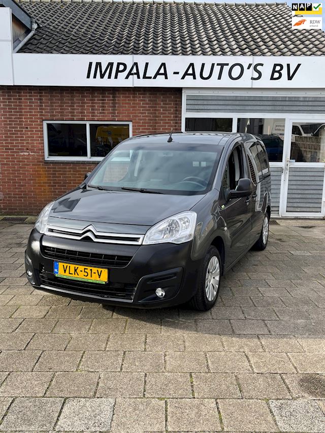 Citroen Berlingo 1.6 BlueHDI Automaat Navi 2x schuifdeur 3-pers 100 Business Economy S&S