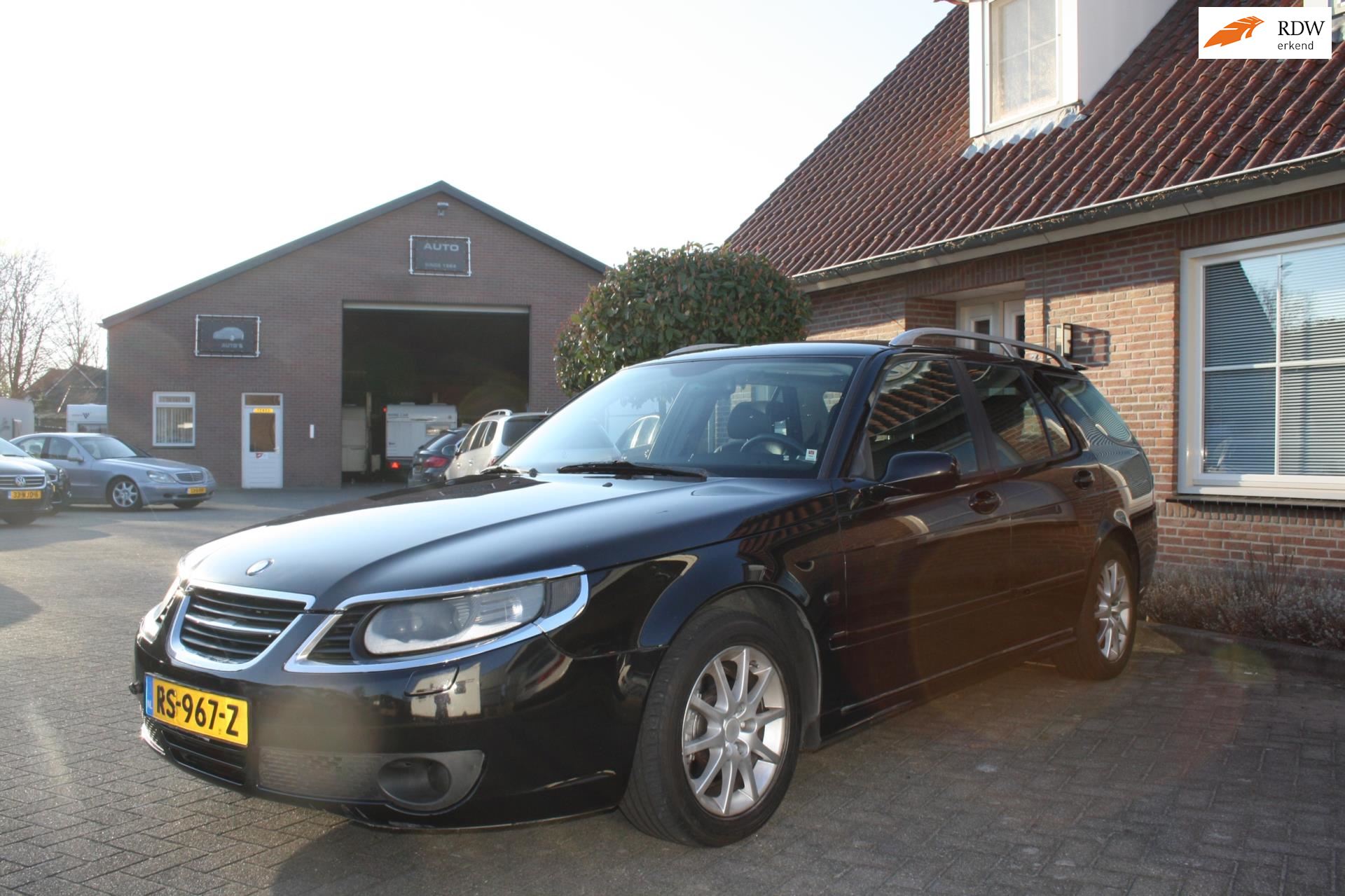 uitspraak zak ontspannen Saab 9-5 - Estate 2.3t Zwart Leder Trekhaak Airco Dakrails Benzine uit 2007  - www.auto-tewes.nl