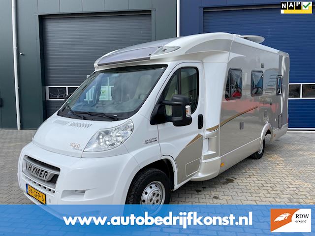 Hymer Eriba T 654 SL  3.0 160 PK ORGINEEL NL CAMPER  GOLD EDITION UITVOERING MET CRUISE  2 X AIRCO  HORREN VOOR ALLE RAMEN DAKAIRCO  CV