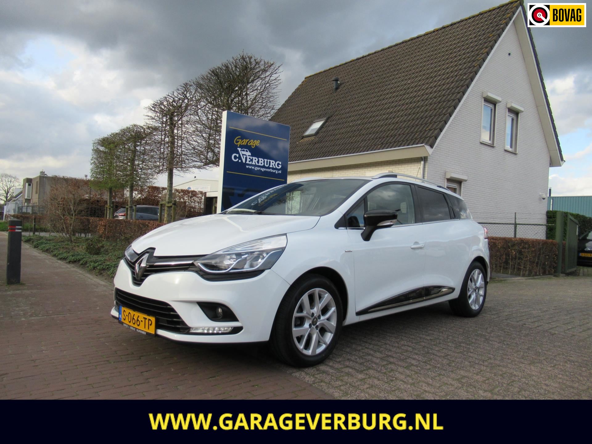 Renault Clio Estate - TCe Limited (Navigatie,Cruise,PDC,Lm Velgen,Trekhaak) Benzine 2019 - www.garageverburg.nl