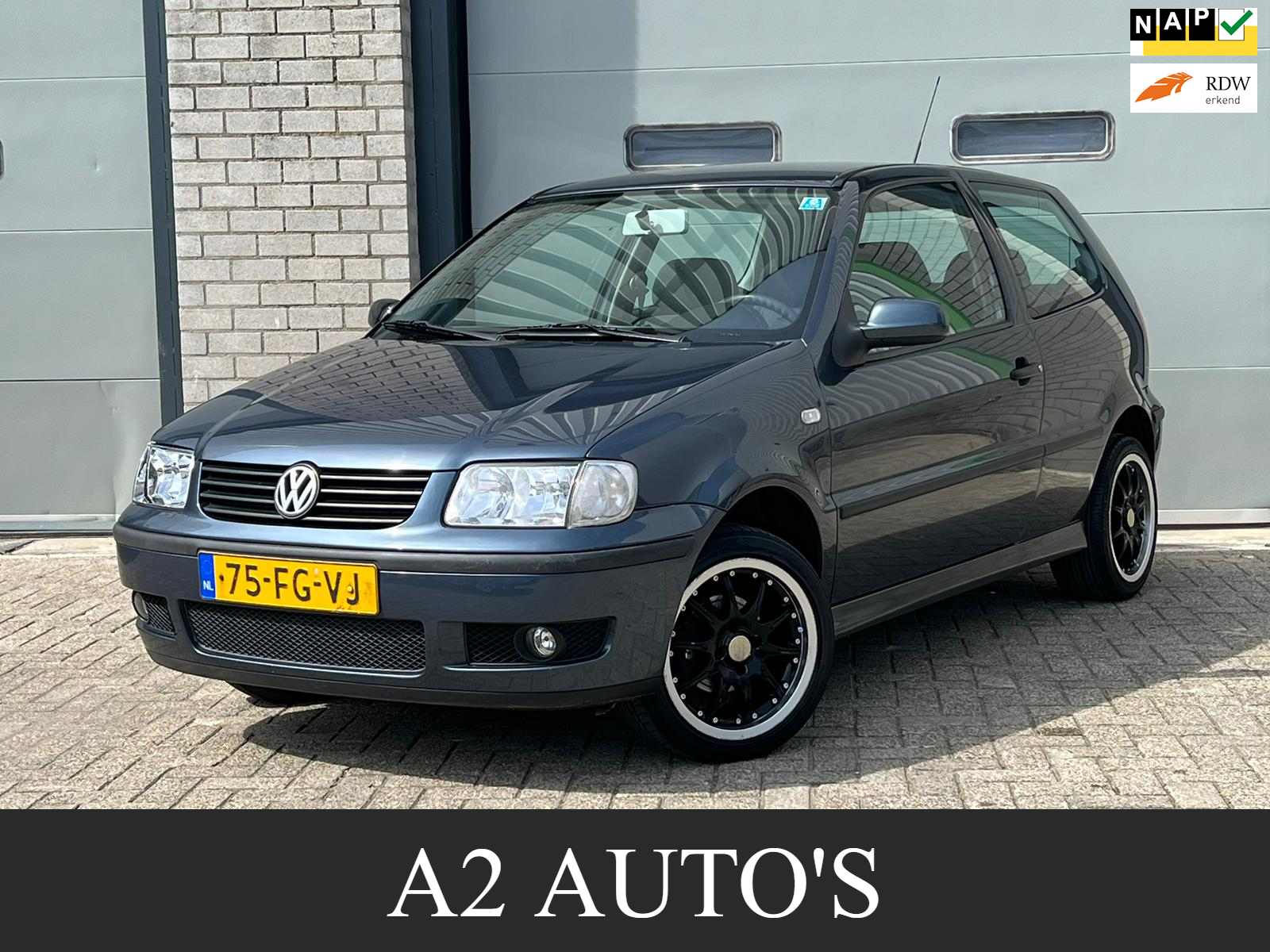Volkswagen Polo - 1.4- 16V Trendline AIRCO/ NAP* Benzine uit - www.a2autos.nl