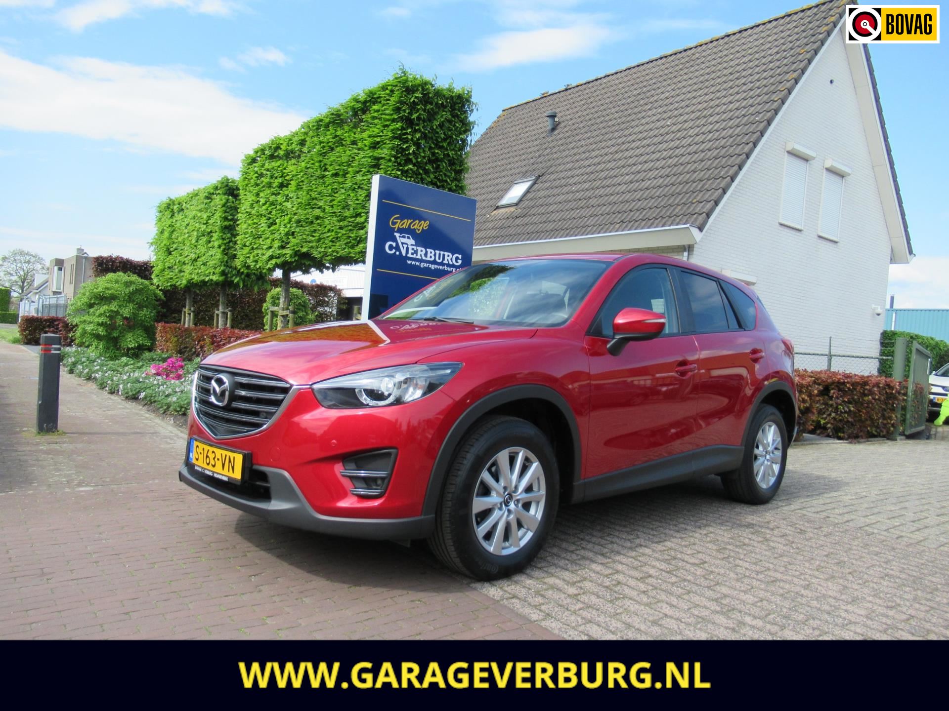 Besparing opladen ga verder Mazda CX-5 - 2.0 SkyActiv- G 165 GT- M Line Automaat  (Navi,Camera,Keyless,Trekhaak,BOSE,Leer+geheugen,PDC,Stoelverw) -- 52.539  Km -- Benzine uit 2016 - www.garageverburg.nl