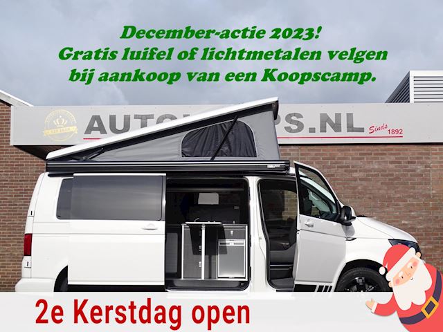 Volkswagen Transporter Buscamper 2.0TDI 140Pk Lang Inbouw nieuw California-look | 4-zitpl./4-slaapplaatsen | Slaaphefdak |NW.STAAT