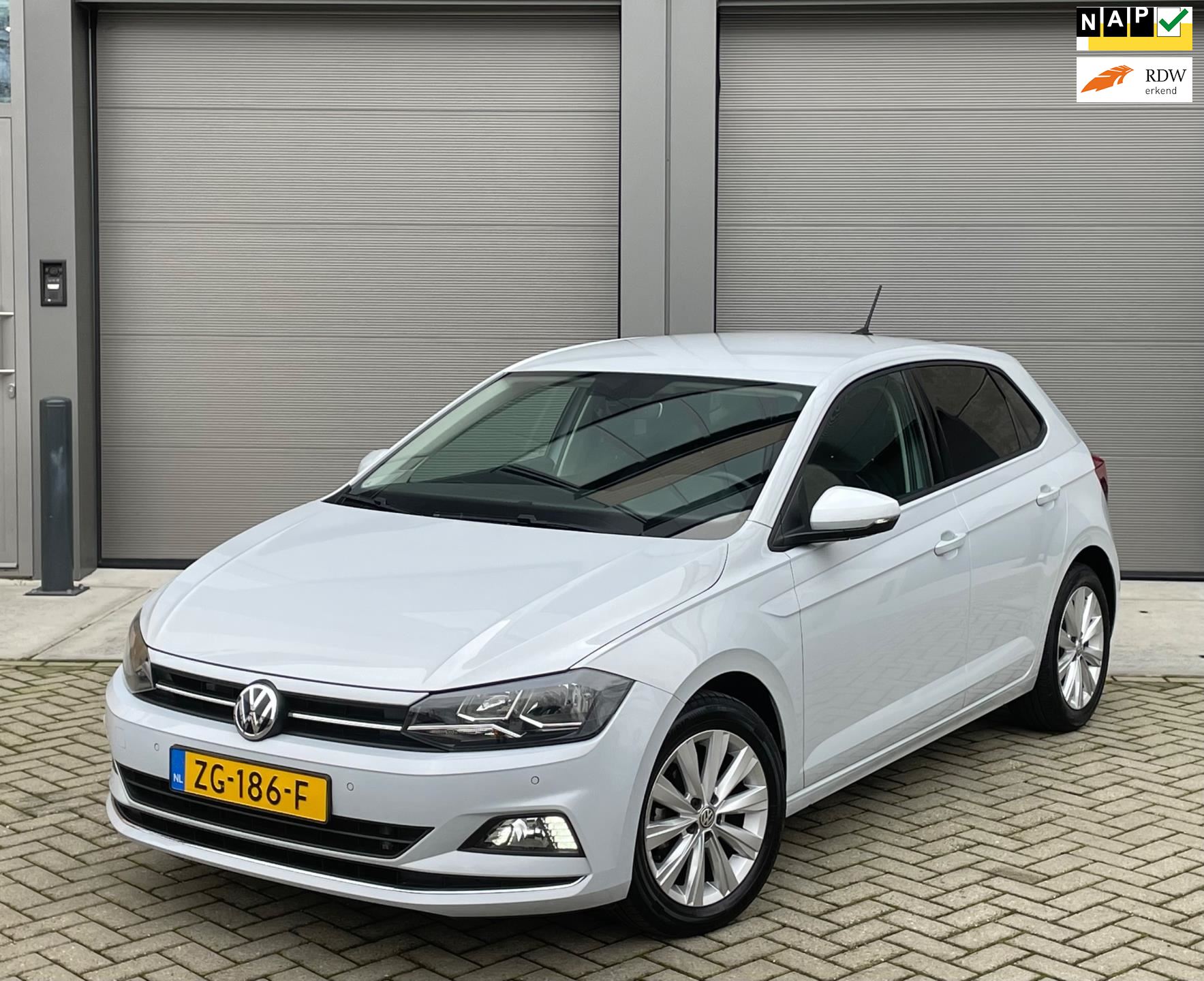 Volkswagen Polo 1.0 TSI DSG Highline 2019 Wit NAP l 1E EIG