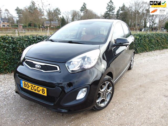 Kia Picanto 1.0 CVVT Design Edition ,5-DRS. , Airco / Leder / Elec.Pakket / Isofix / Led / Lm Velgen.