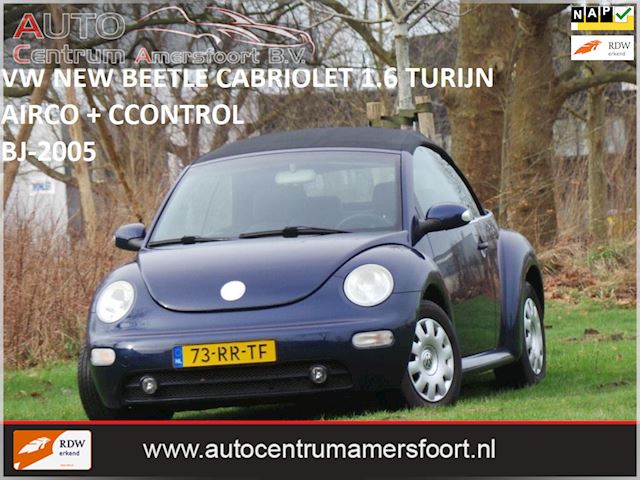Volkswagen New Beetle Cabriolet 1.6 Turijn Comfort ( INRUIL MOGELIJK )