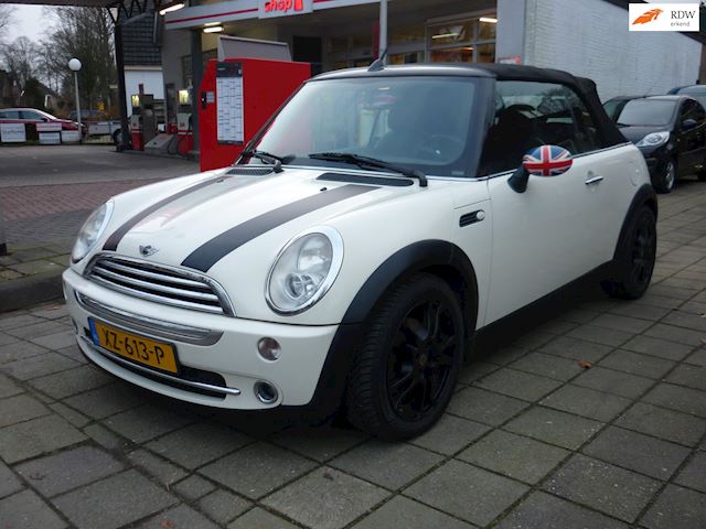 Mini Mini Cabrio 1.6 One,airco,leder,pdc.