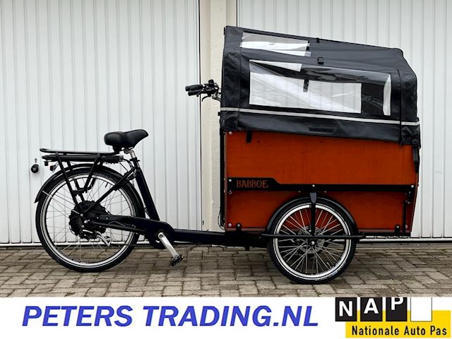 Babboe MAX-E Bakfiets 6 persoons- Bj. 12-2020- NIEUWSTAAT-ACCU 450wh