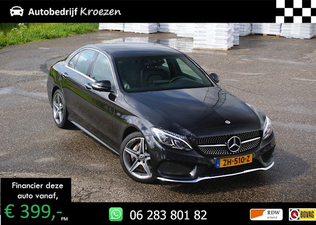 Mercedes-Benz C-klasse 220 CDI ///AMG Pakket | 360 Camera | Navigatie | Leder |