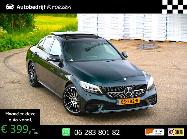 Mercedes-Benz C-klasse 180 ///AMG Pakket | Pano | Unieke Kleur | Night Pakket | Org NL |