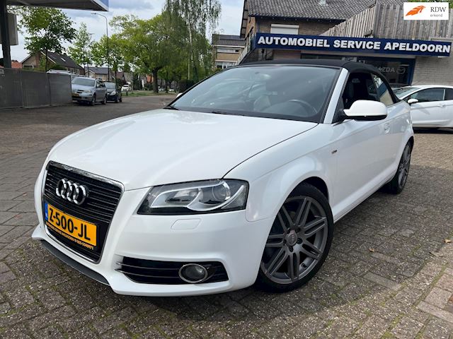Audi A3 Cabriolet 1.8 TFSI Ambition Pro Line S *AUTOMAAT*CABRIO*CLIMA*STOELVERW.*LM.VELGEN*FLIPPERS*