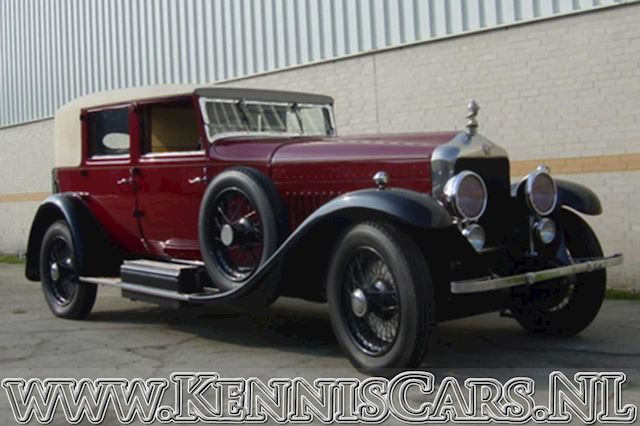 Minerva 1928 Hibbard & Darrin 4 door all wheater pheaton occasion - KennisCars.nl