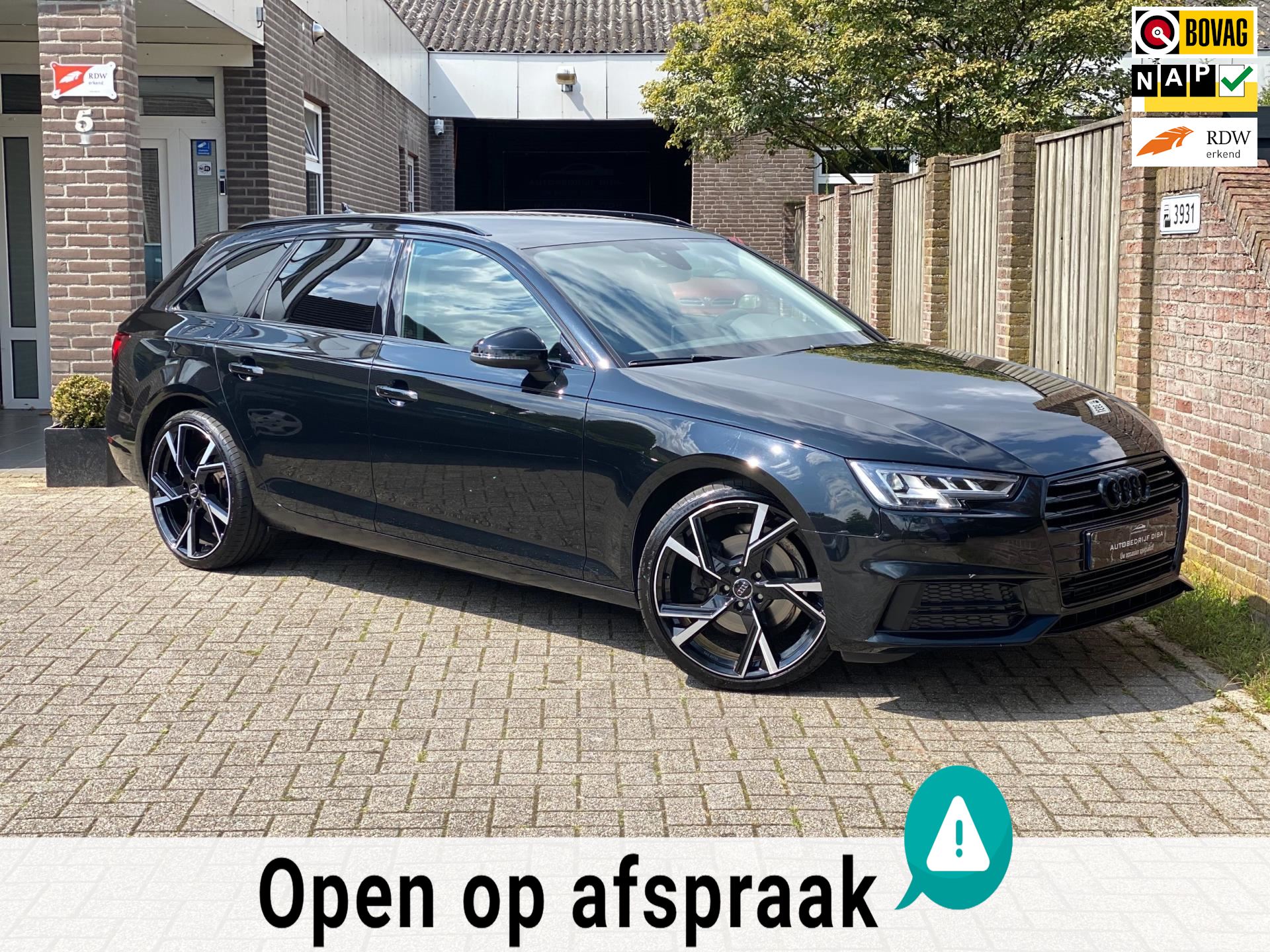 veronderstellen parallel met tijd Audi A4 Avant - 2.0 TFSI Matrix Black Optic (245pk) Benzine uit 2017 -  www.autobedrijfdiba.nl