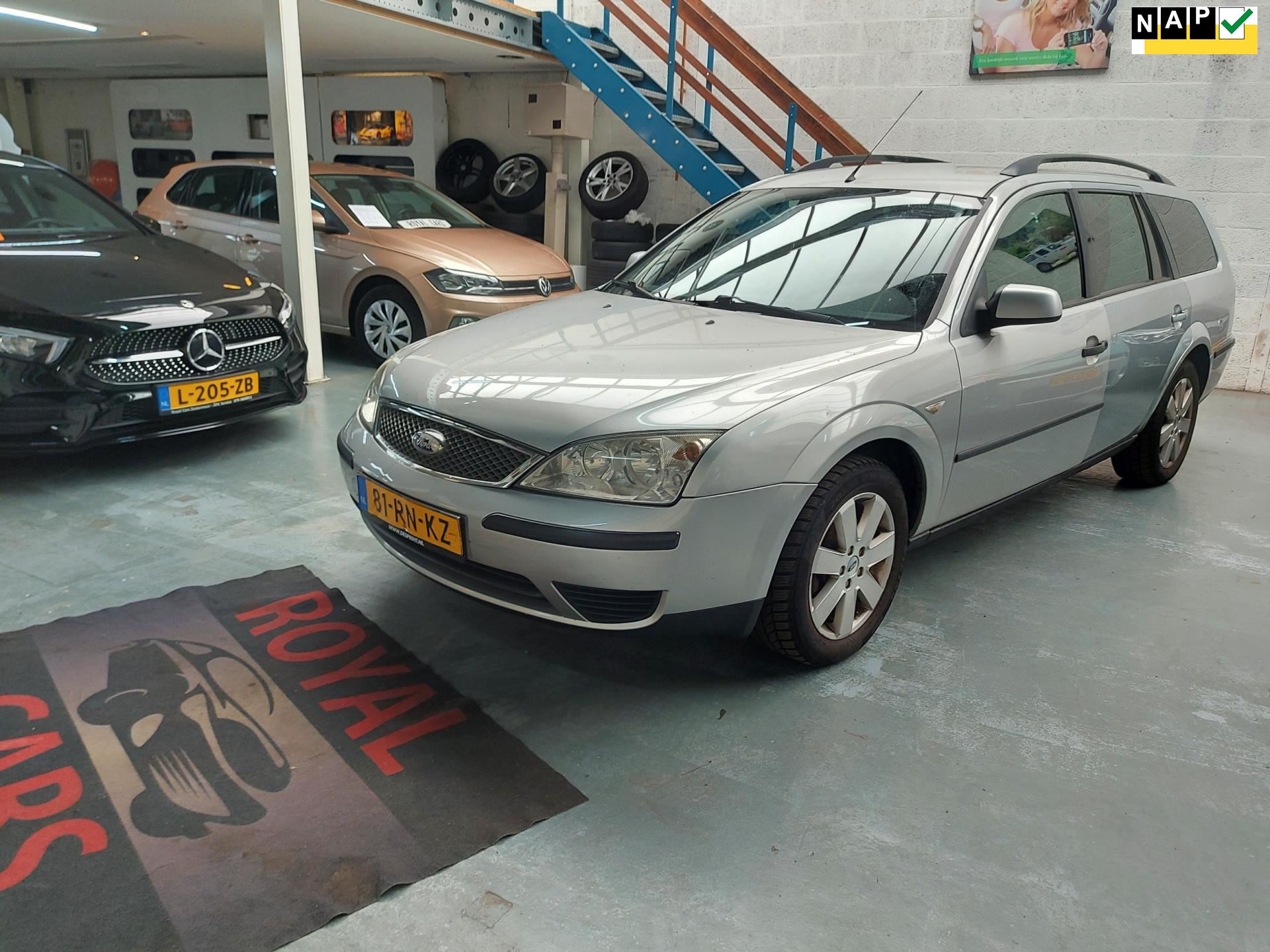 dump Toevlucht formaat Ford Mondeo Wagon - 1.8- 16V Ambiente/ Nap/ Apk/ Airco/ Trekhaak Benzine  uit 2005 - www.royal-cars.nl
