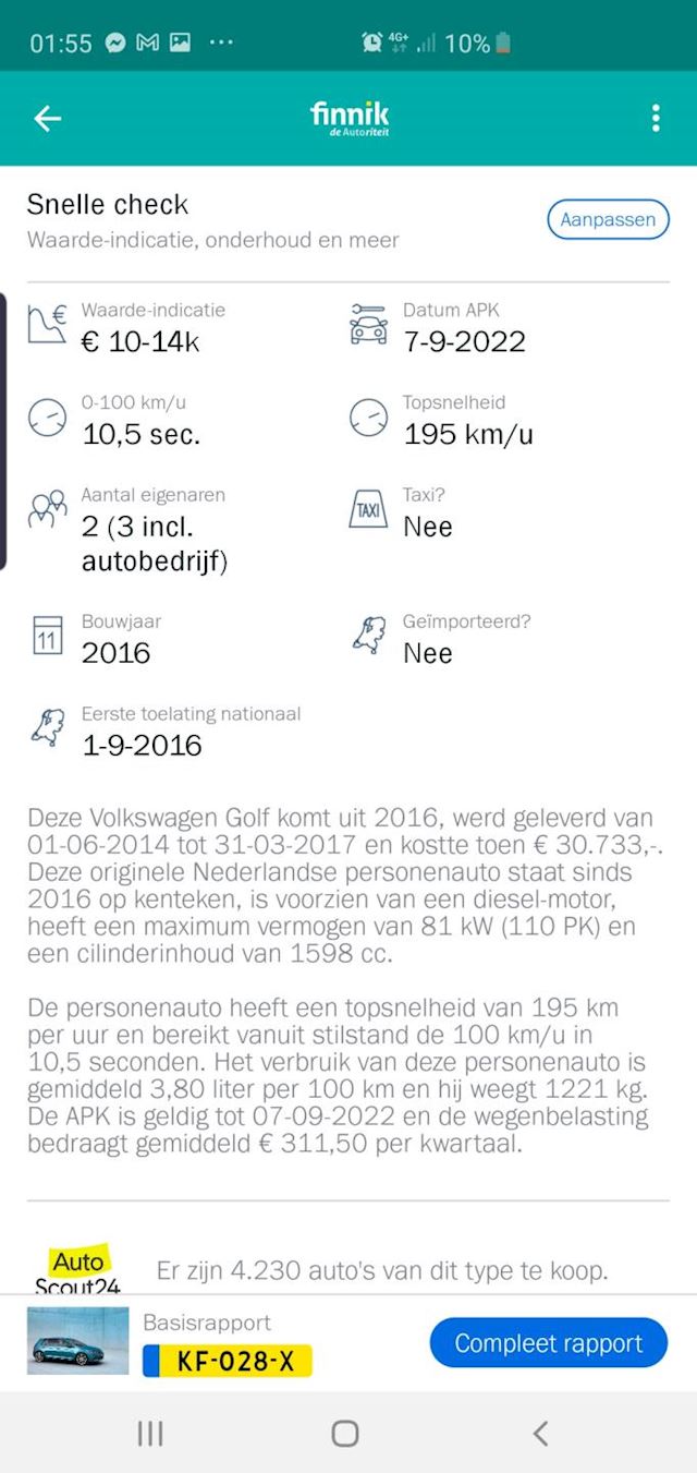 Volkswagen Golf 1.6 TDI BLUEMOTION 2016 CLIMA NAVI ELECTR PAKKET NAP ETC..